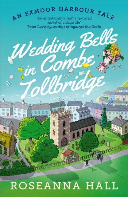 Book cover for Wedding Bells in Combe Tollbridge by Roseanna Hall.