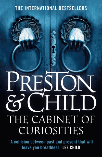 The Cabinet of Curiosities book cover with a dark, ominous door.