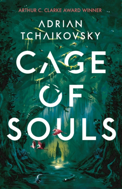 Cage of Souls by Adrian Tchaikovsky book cover art.