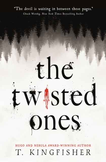 The Twisted Ones book cover with a dark forest and title.