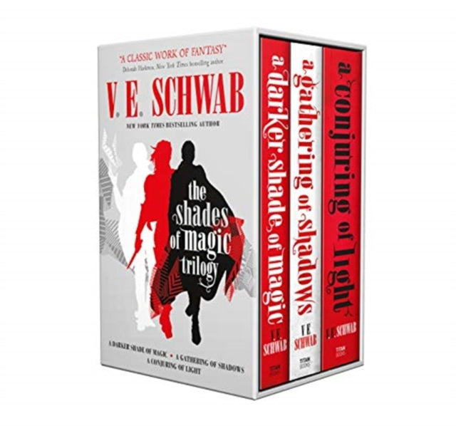 The Shades of Magic trilogy slipcase by V.E. Schwab.