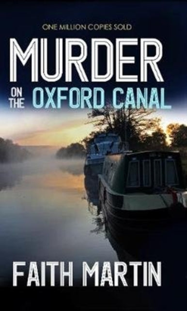 Murder on the Oxford Canal book cover featuring boats on a misty canal.