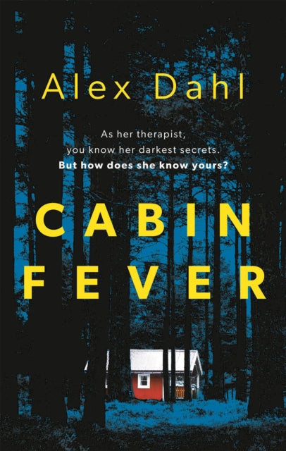 Cabin Fever book cover with a red cabin in a dark forest.