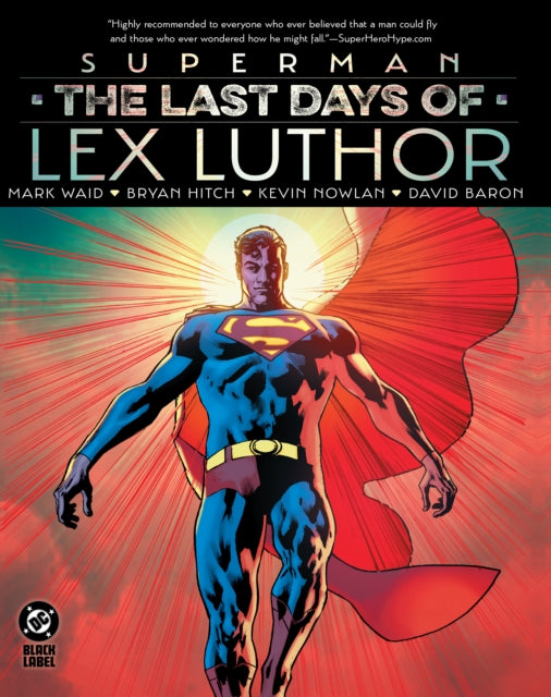 Superman: The Last Days of Lex Luthor comic book cover art.