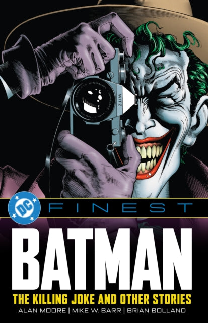 Batman: The Killing Joke and Other Stories comic book cover featuring the Joker with a camera.