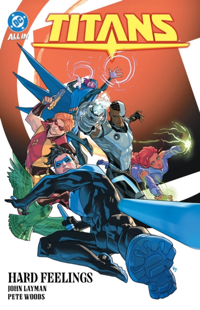 Titans Vol. 3: Hard Feelings comic cover featuring the team in action.