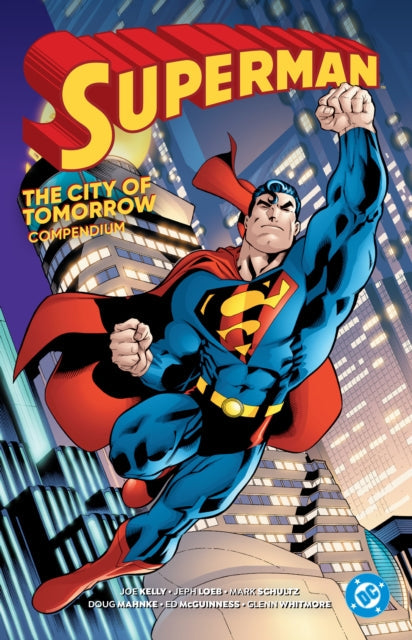 Superman: City of Tomorrow Compendium comic book cover featuring Superman flying.