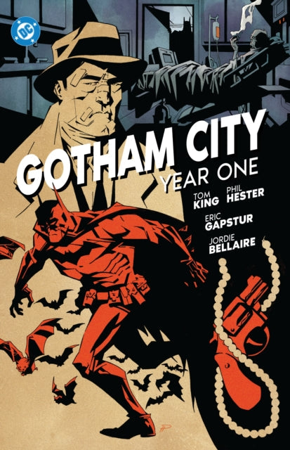 Gotham City: Year One comic book cover featuring Batman and a detective.