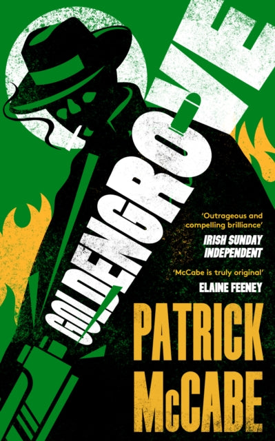 Book cover for Goldengrove by Patrick McCabe featuring a silhouetted figure.