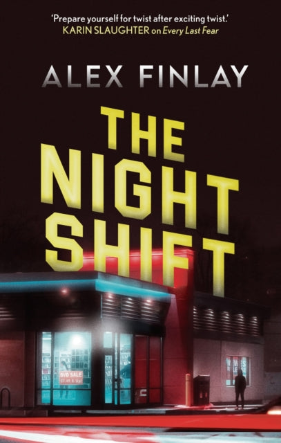 The Night Shift book cover featuring a nighttime scene of a store.