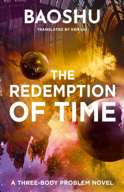 The Redemption of Time book cover with planets and abstract background.
