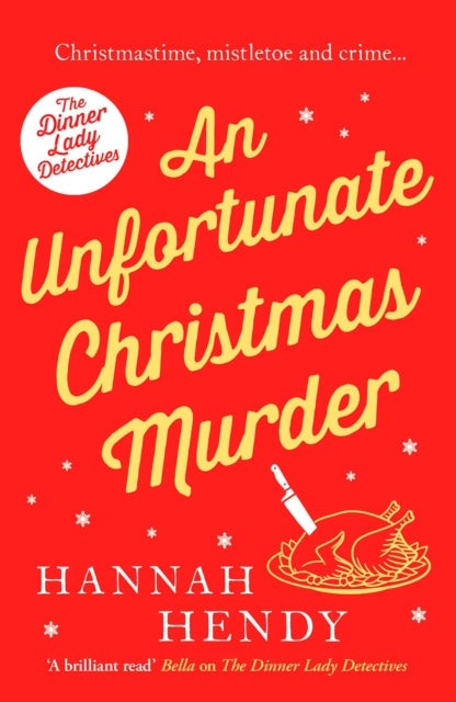 An Unfortunate Christmas Murder book cover with a turkey and knife.