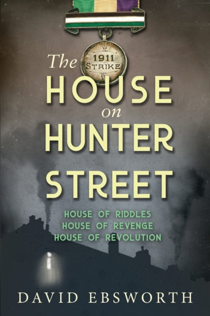 The House on Hunter Street book cover with a medal and smoke.