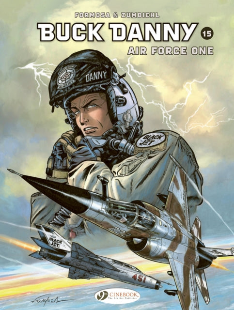 Buck Danny Vol. 15: Air Force One comic cover featuring a pilot and fighter jets.