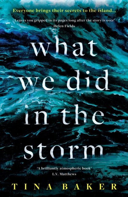Book cover for "What We Did In The Storm" by Tina Baker.