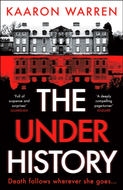 The Underhistory book cover with a haunted house reflection.
