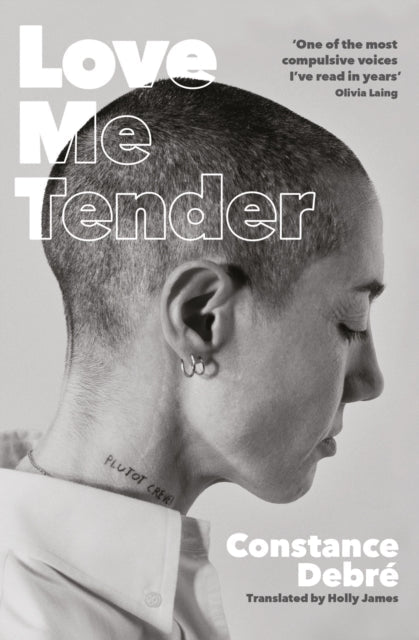 Love Me Tender book cover with a person's profile and title.
