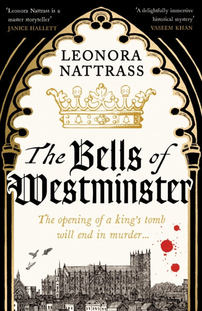 The Bells of Westminster book cover with a crown and Westminster Abbey illustration.