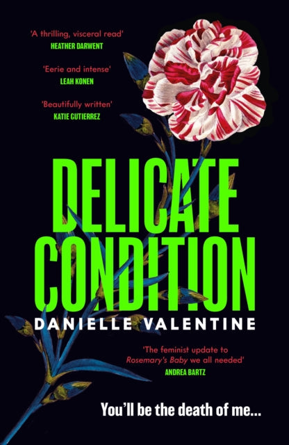 Book cover for "Delicate Condition" featuring a flower and text.