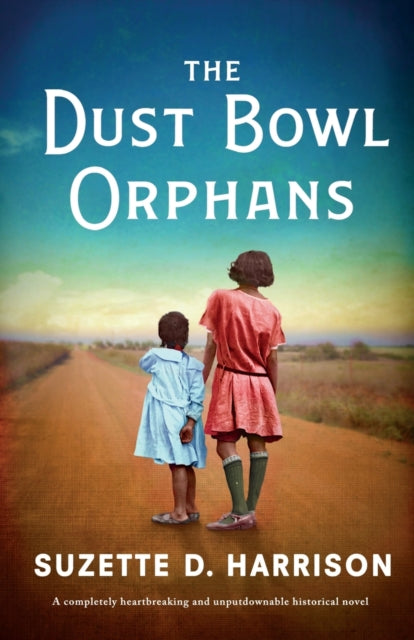 The Dust Bowl Orphans book cover features two young girls walking down a dirt road.
