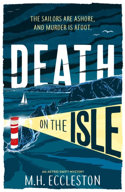 Book cover for Death on the Isle, a mystery novel.