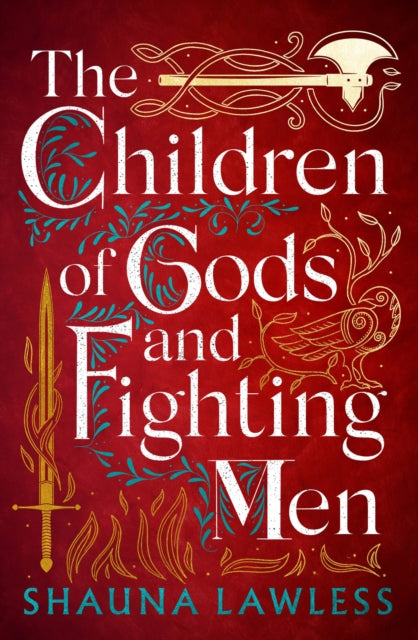 The Children of Gods and Fighting Men book cover with sword and bird imagery.