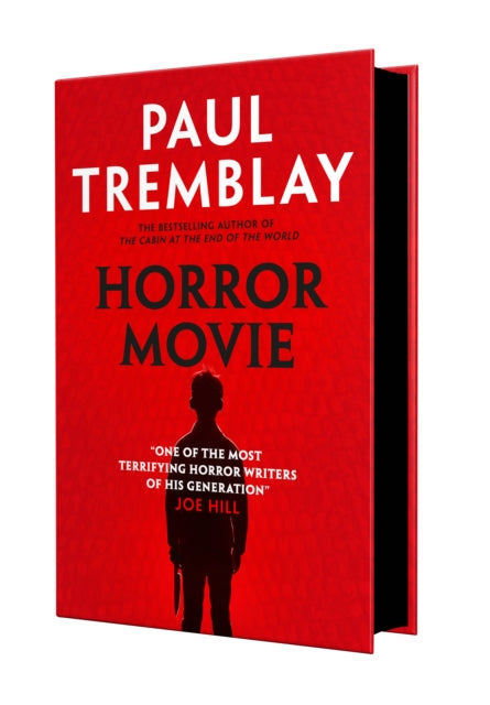 A red book cover for "Horror Movie" by Paul Tremblay.