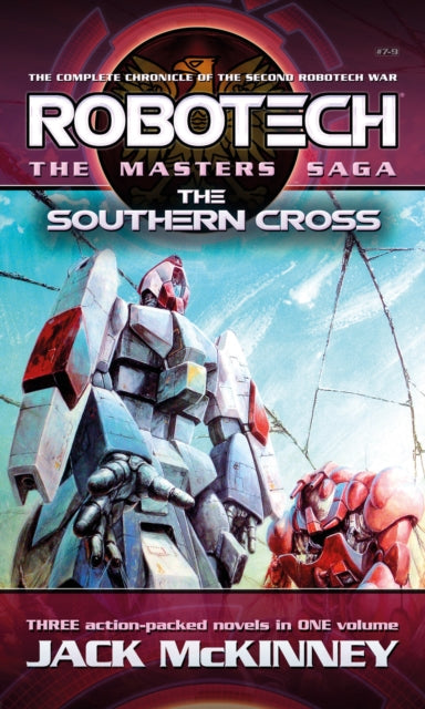 Robotech The Masters Saga The Southern Cross book cover with robots.