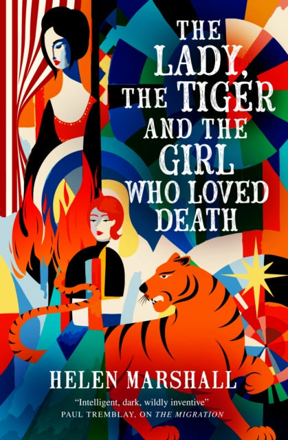 Book cover for The Lady, the Tiger and the Girl Who Loved Death.