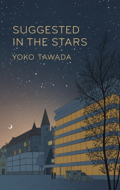 Suggested in the Stars book cover with a starry night sky and buildings.