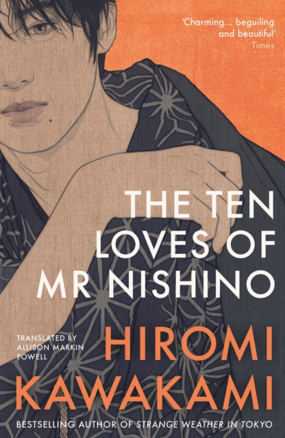 The Ten Loves of Mr Nishino book cover featuring an illustration of a man.