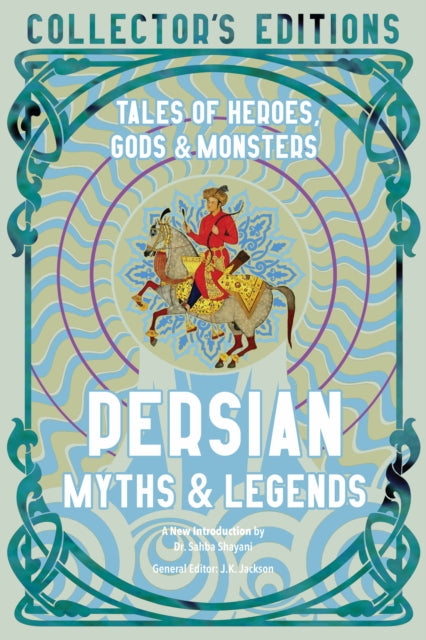 Persian Myths & Legends book cover with a rider on a horse.