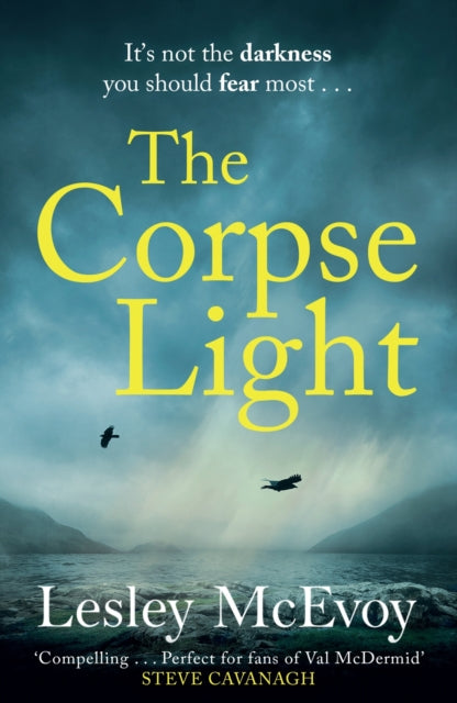 The Corpse Light book cover with a dark, moody landscape and title.