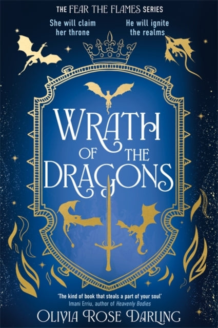Book cover for Wrath of the Dragons by Olivia Rose Darling.