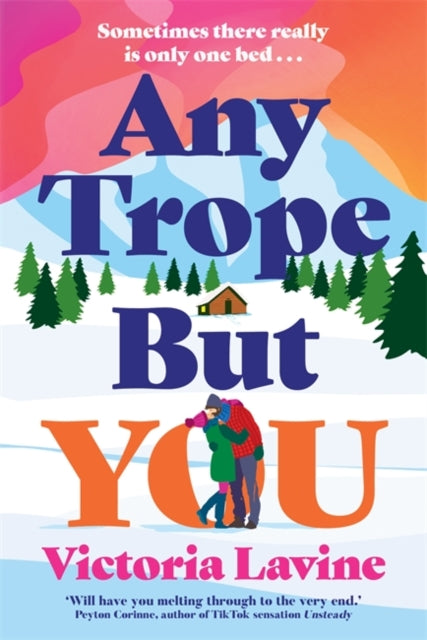 Book cover for "Any Trope But You" featuring a snowy mountain scene.