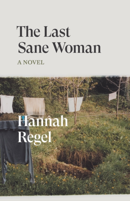 The Last Sane Woman book cover with laundry hanging outside.