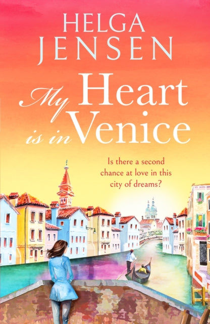 Book cover for "My Heart is in Venice" featuring a watercolor scene of Venice.