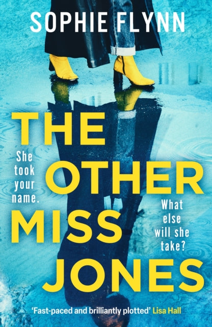 The Other Miss Jones book cover featuring a reflection of a person in yellow boots.