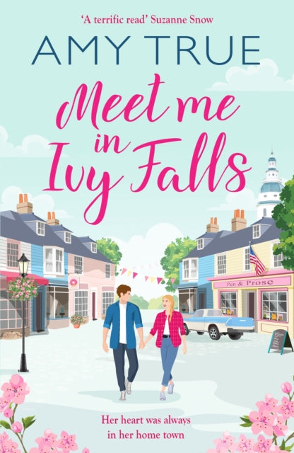 Book cover for Meet Me in Ivy Falls featuring a couple walking hand-in-hand.