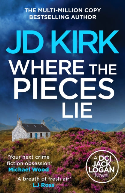 Book cover for "Where the Pieces Lie" by JD Kirk.