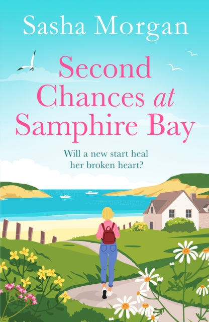 Book cover for "Second Chances at Samphire Bay" by Sasha Morgan.