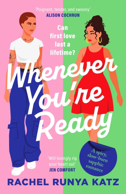 Book cover for "Whenever You're Ready" featuring two women.