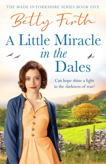 A Little Miracle in the Dales book cover with a woman and Yorkshire Dales landscape.