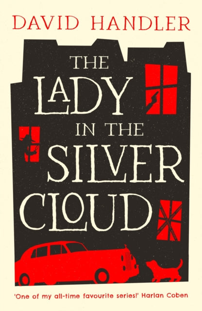 The Lady in the Silver Cloud book cover with a red car and dog.