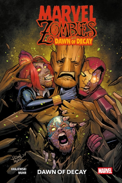 Marvel Zombies: Dawn of Decay comic cover featuring zombie superheroes.