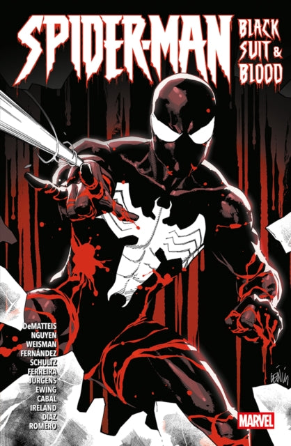 Spider-Man in his black suit covered in blood, with the title Spider-Man Black Suit & Blood.