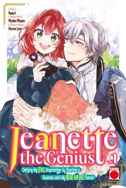 Jeanette the Genius Vol. 1 manga cover featuring a young woman and a man.