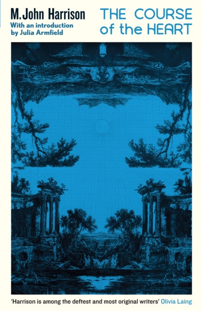 The Course of the Heart book cover with blue abstract art.
