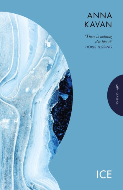 Book cover for "Ice" by Anna Kavan, featuring abstract ice patterns.
