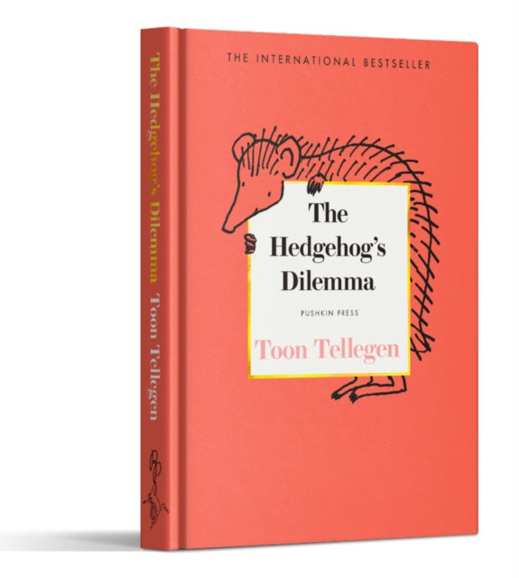 The Hedgehog's Dilemma book cover with a hedgehog illustration.